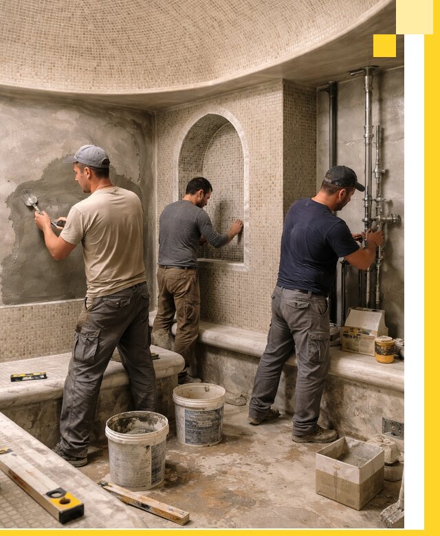 Профессиональный монтаж хамамов под ключ в Братске с гарантией