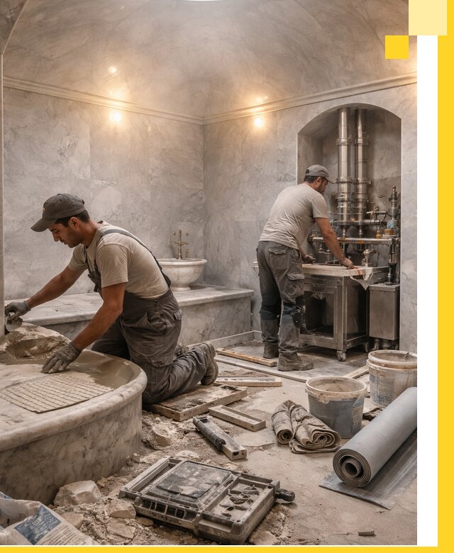 Строительство турецких бань хаммам под ключ в Братске