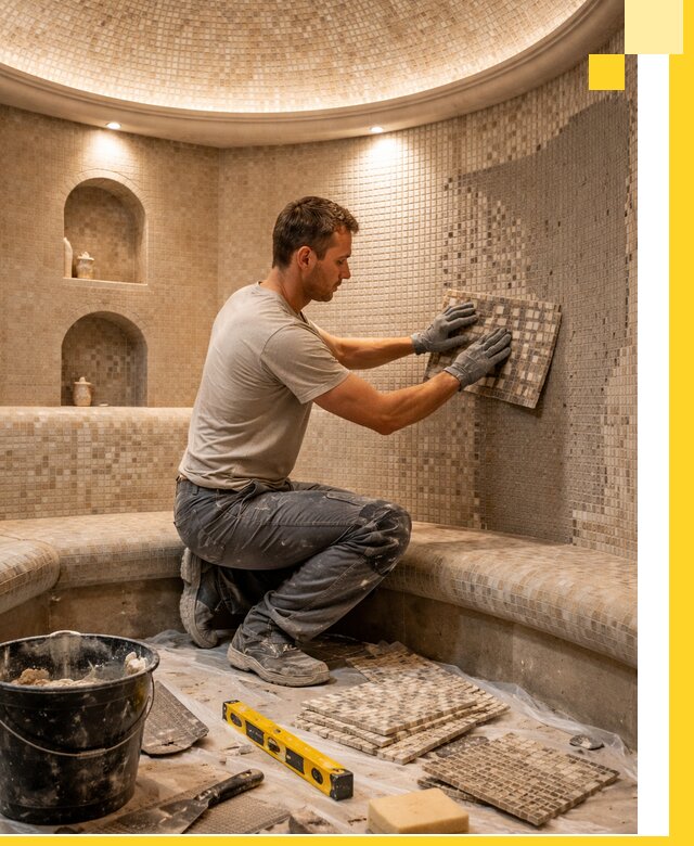 Устройство и монтаж домашнего хамама под ключ в Братске