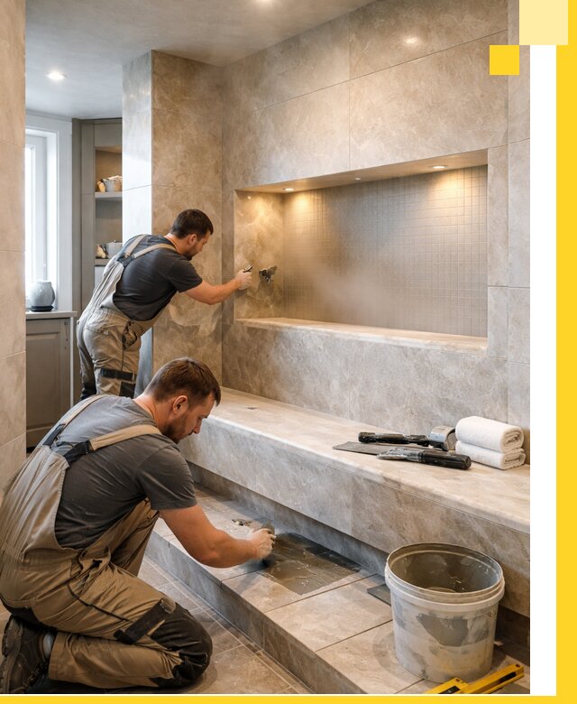 Профессиональное строительство хамама в квартире в Братске