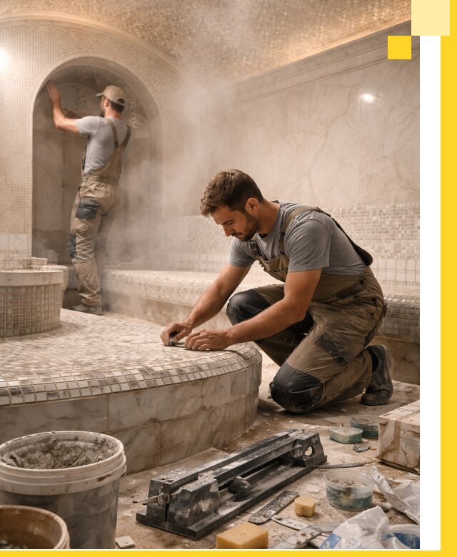 Профессиональный дизайн хамама и SPA под ключ в Братске