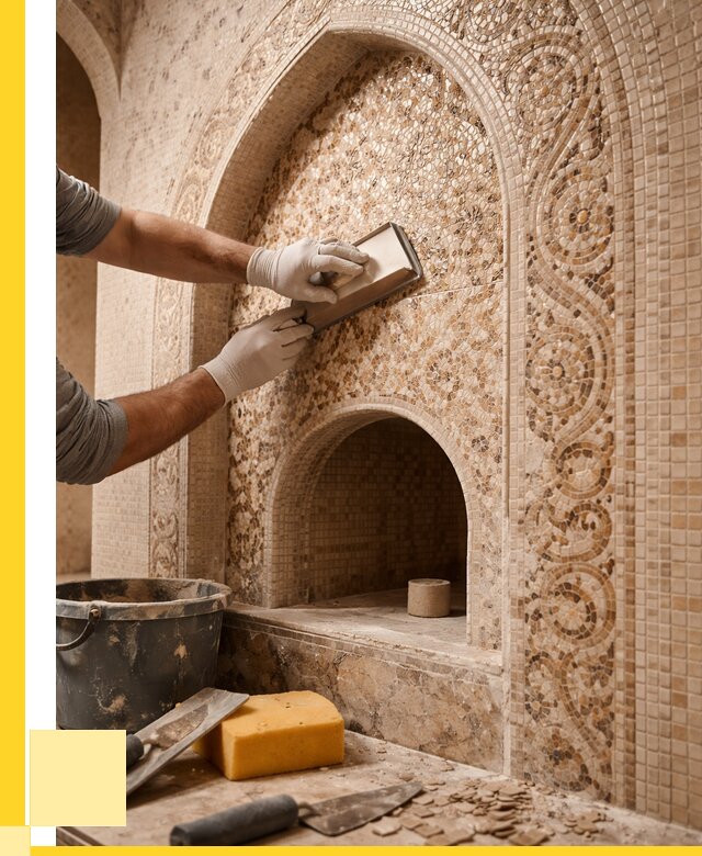 Мозаика для хамама в Братске под ключ от 5102 р. | ЭриданБрт