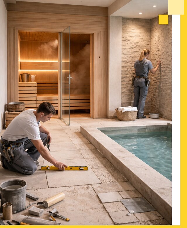 Комплексный дизайн и отделка интерьеров SPA под ключ в Братске